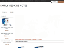 Tablet Screenshot of familymedicinenotes.com